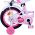 Volare Ashley Kinderfiets - Meisjes - 14 inch - Roze