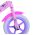 Disney Minnie loopfiets metaal