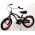Volare Miracle Kinderfiets - Meisjes - 14 inch - Mat Zwart - Prime Collection