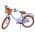 Volare Ashley Kinderfiets - Meisjes - 18 inch - Pastel Blauw - Twee handremmen