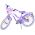 Volare Lovely Kinderfiets - Meisjes - 20 inch - Paars - Twee handremmen