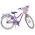 Volare Lovely Kinderfiets - Meisjes - 24 inch - Paars - Twee handremmen