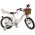 Volare Blossom Kinderfiets - Meisjes - 16 inch - Wit - Twee Handremmen