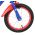 Sonic Prime Kinderfiets - Jongens - 14 inch - Blauw Rood - Twee handremmen