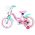 Paw Patrol Kinderfiets - Meisjes - 14 inch - Roze - Twee handremmen