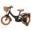Volare Ashley Kinderfiets - Meisjes - 12 inch - Zwart - Twee handremmen