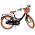 Volare Ashley Kinderfiets - Meisjes - 18 inch - Zwart - Twee handremmen