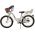 Volare Blossom Kinderfiets - Meisjes - 18 inch - Wit - Twee handremmen