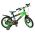 Volare Strike Kinderfiets - Jongens - 14 inch - Zwart Groen - Twee handremmen