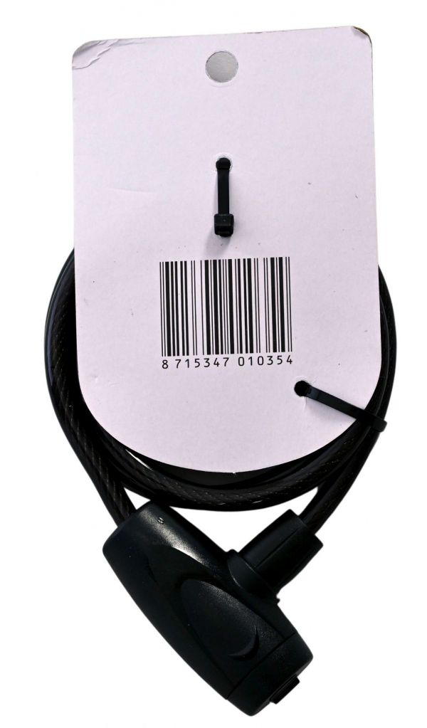 Volare kabelslot zwart Volare kabelslot zwart