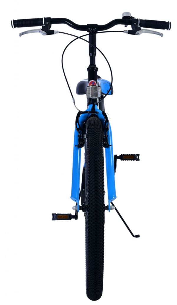 Volare Sportivo Kinderfiets - Jongens - 24 inch - Zwart Blauw - Twee Handremmen