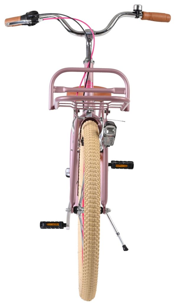Volare Excellent Kinderfiets - Meisjes - 24 inch - Mat Roze- Shimano Nexus 3 versnellingen