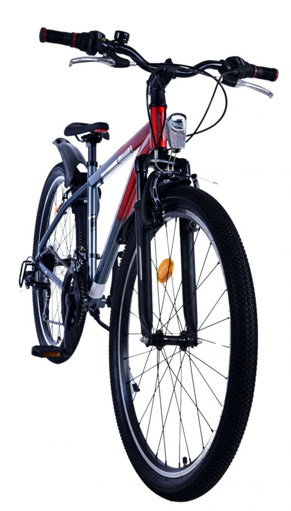 Volare XC Race Kinderfiets - 26 inch - Rood Grijs - 21 versnellingen