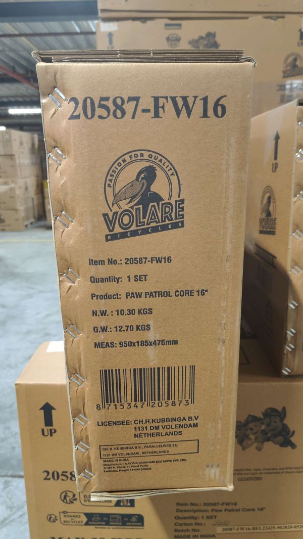 Paw Patrol Kinderfiets - Jongens - 16 inch - Rood - Twee handremmen Paw Patrol Kinderfiets - Jongens - 16 inch - Rood - Twee handremmen