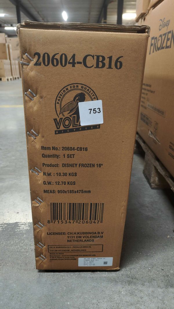 Disney Frozen 2 Kinderfiets - Meisjes - 16 inch - Blauw/Paars