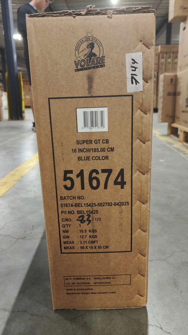 Volare Super GT Kinderfiets - Jongens - 16 inch - Blauw