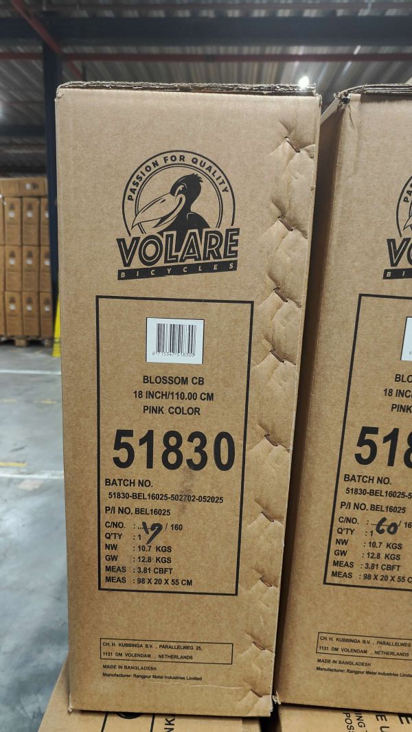 Volare Blossom Kinderfiets - Meisjes - 18 inch - Roze