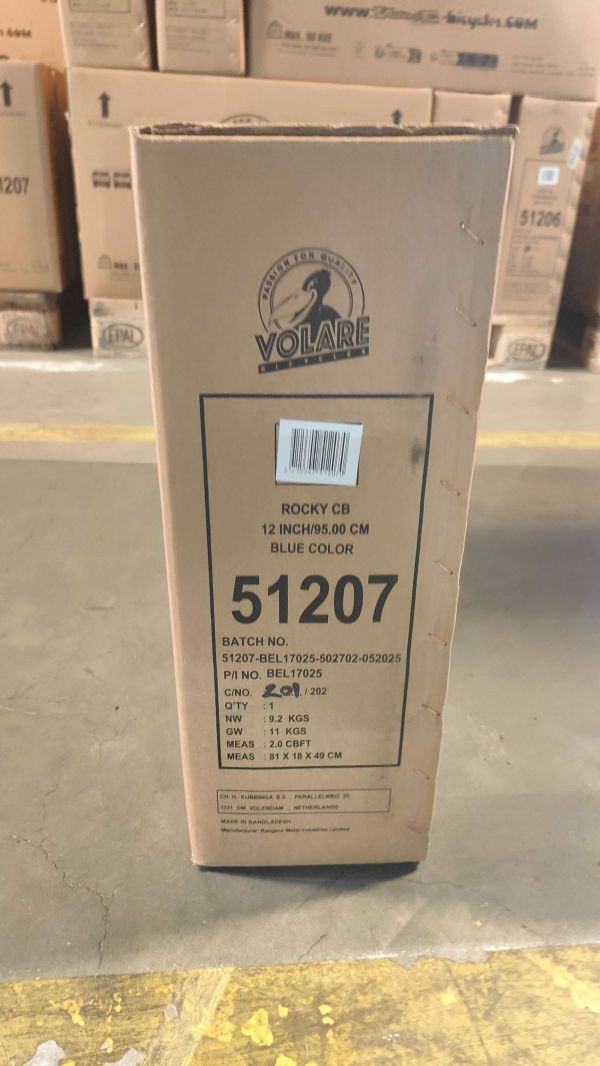 Volare Rocky Kinderfiets - Jongens - 12 inch - Blauw