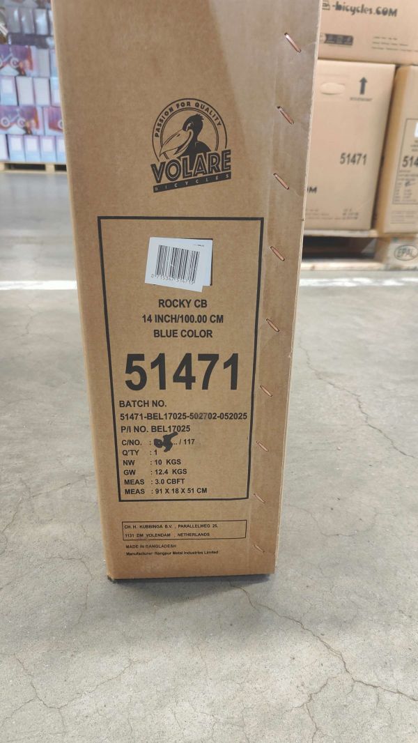 Volare Rocky Kinderfiets - Jongens - 14 inch - Blauw