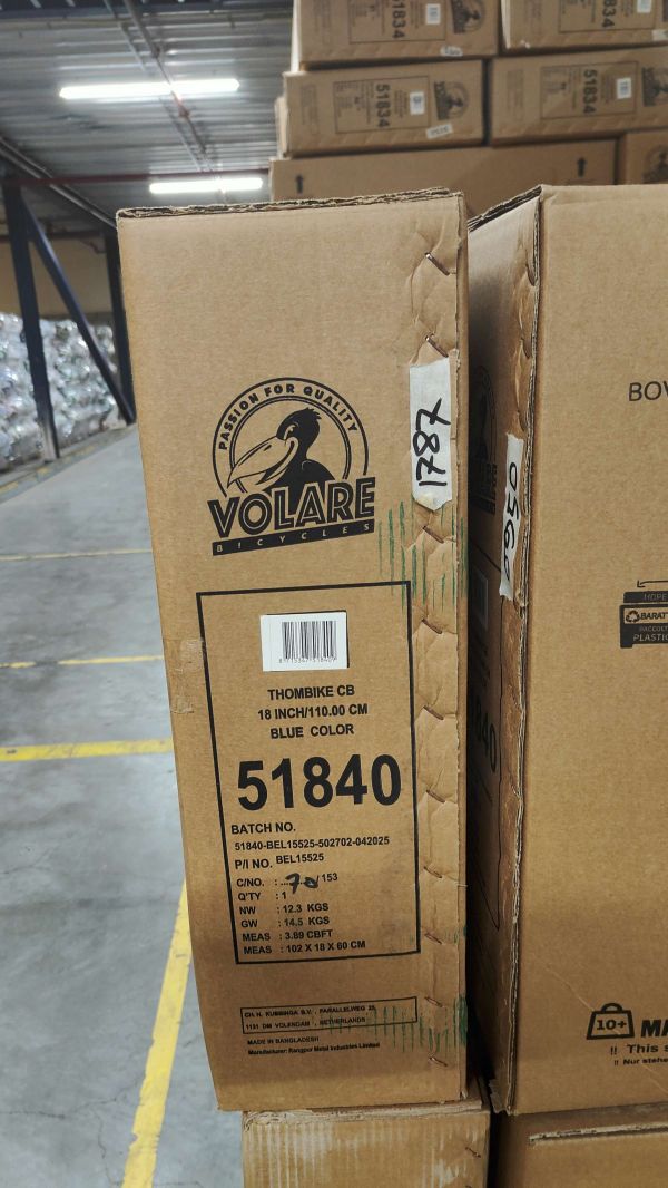 Volare Thombike Kinderfiets - Jongens - 18 inch - Zwart Blauw