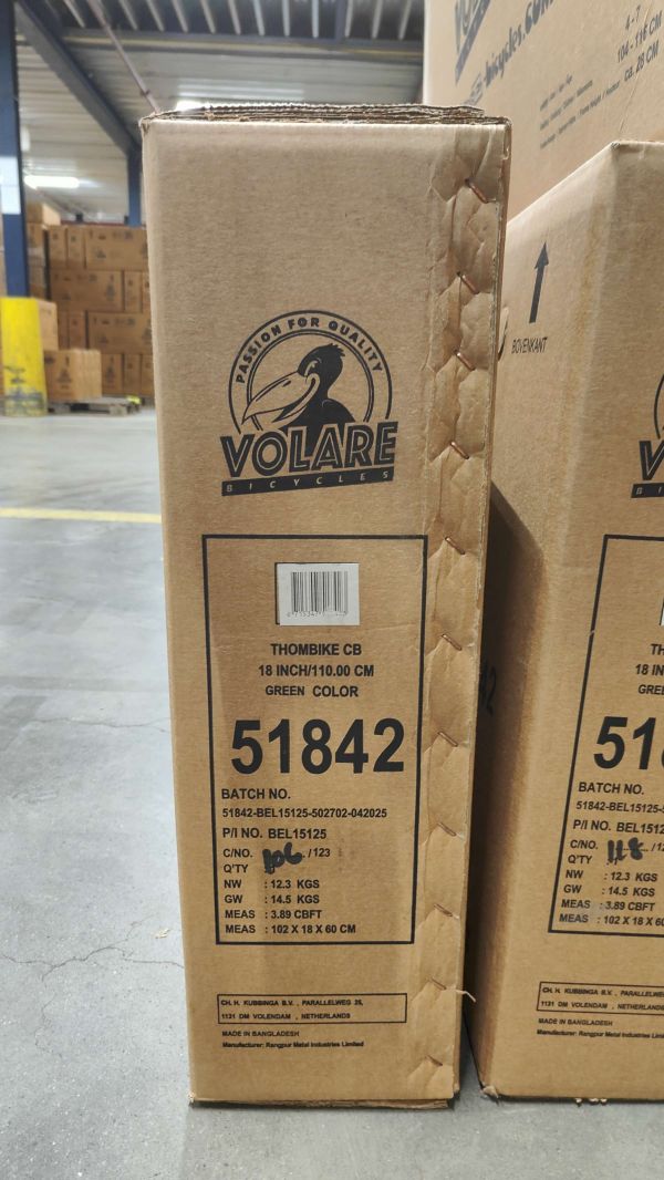 Volare Thombike Kinderfiets - Jongens - 18 inch - Zwart Groen