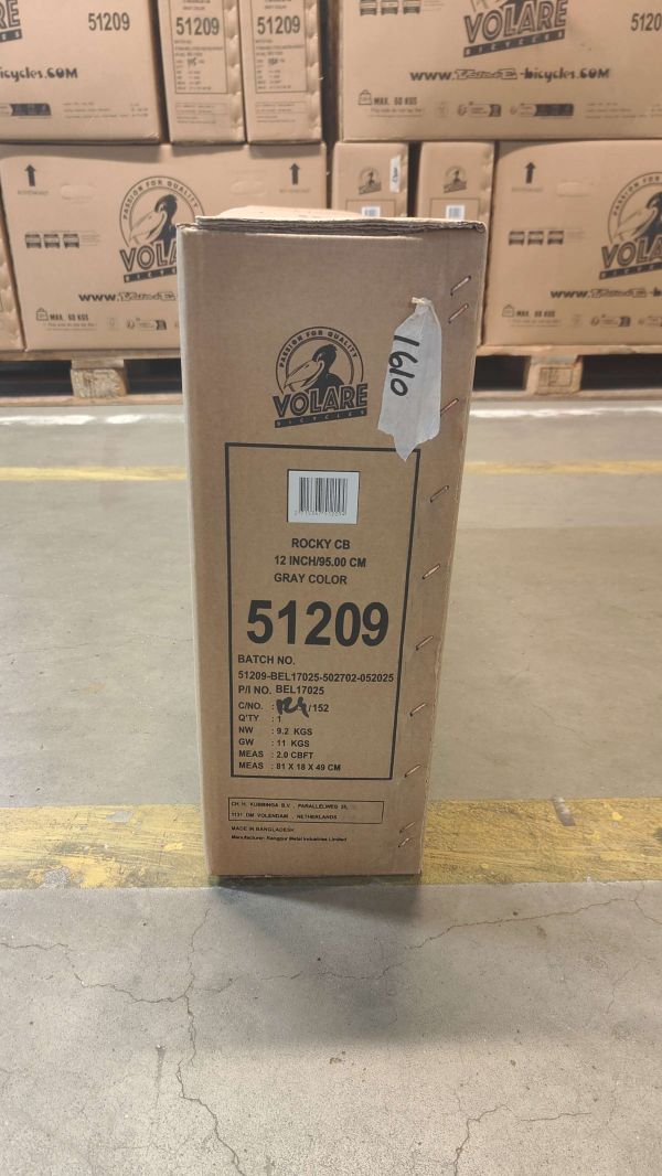 Volare Rocky Kinderfiets - Jongens - 12 inch - Grijs