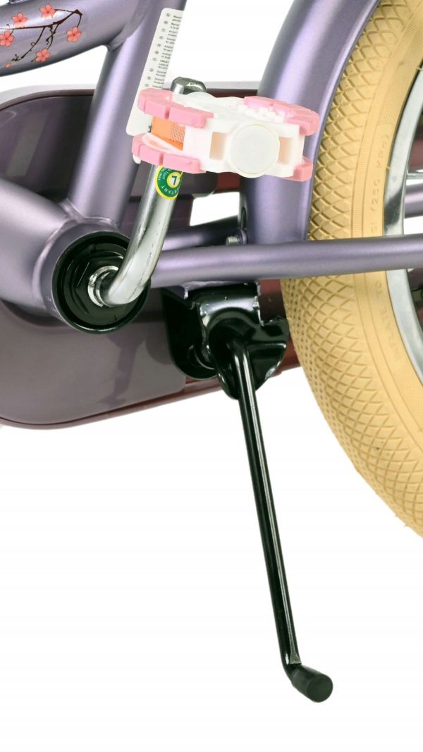 Volare Blossom Kinderfiets - Meisjes - 16 inch - Paars - Twee Handremmen