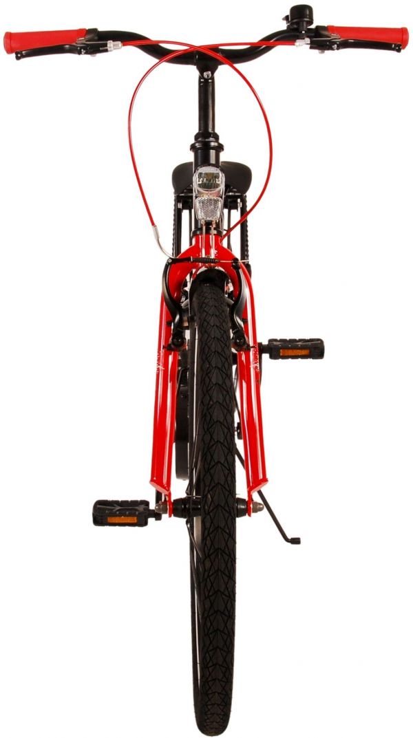 Volare Thombike Kinderfiets - Jongens - 24 inch - Zwart Rood - Twee handremmen