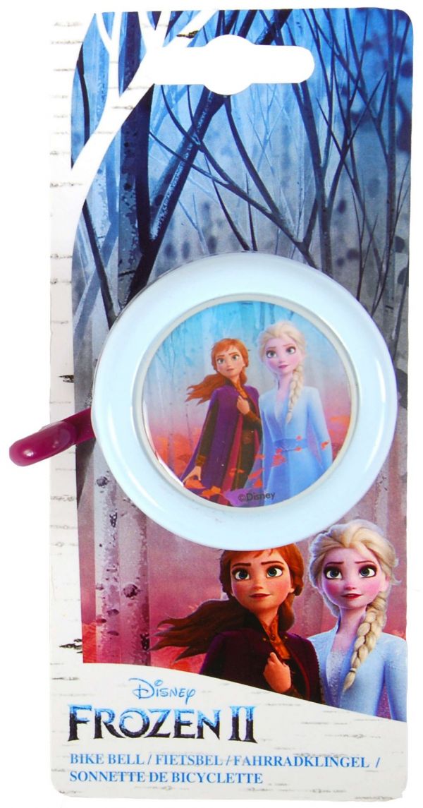 Disney Frozen 2 Fietsbel - Meisjes - Licht Blauw Paars