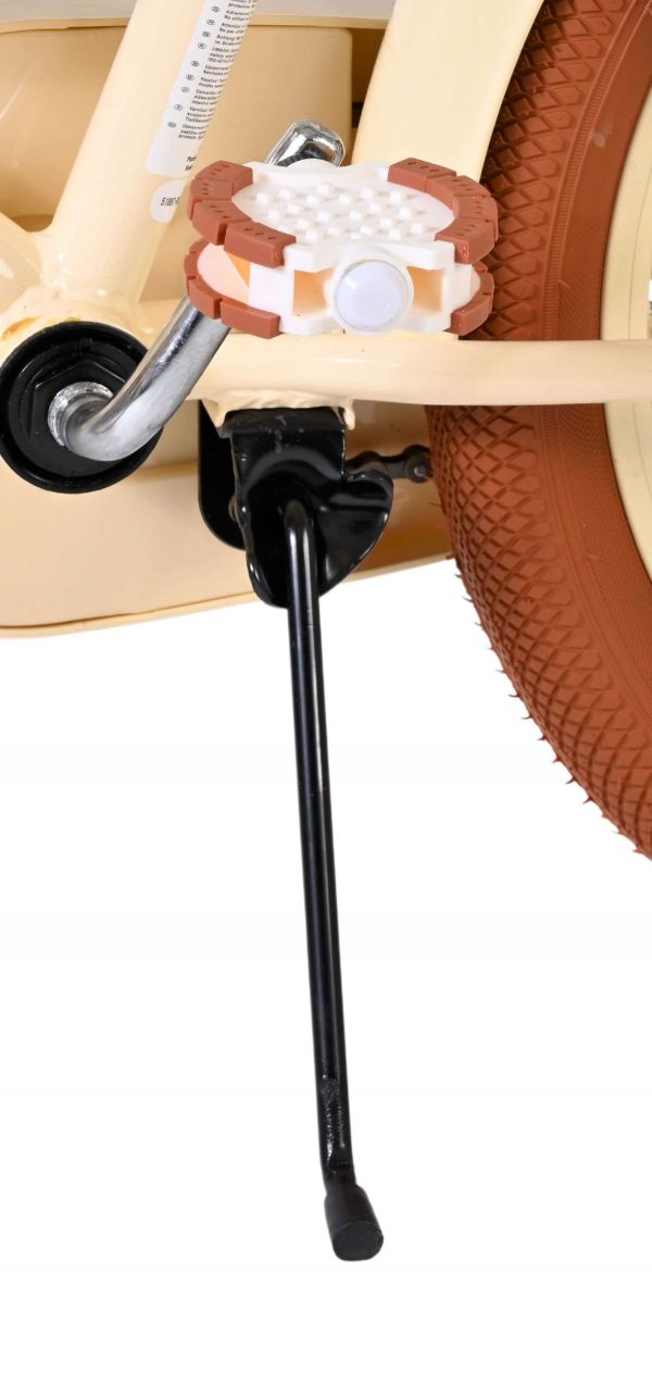 Volare Ashley Kinderfiets - Meisjes - 18 inch - Creme - Twee handremmen