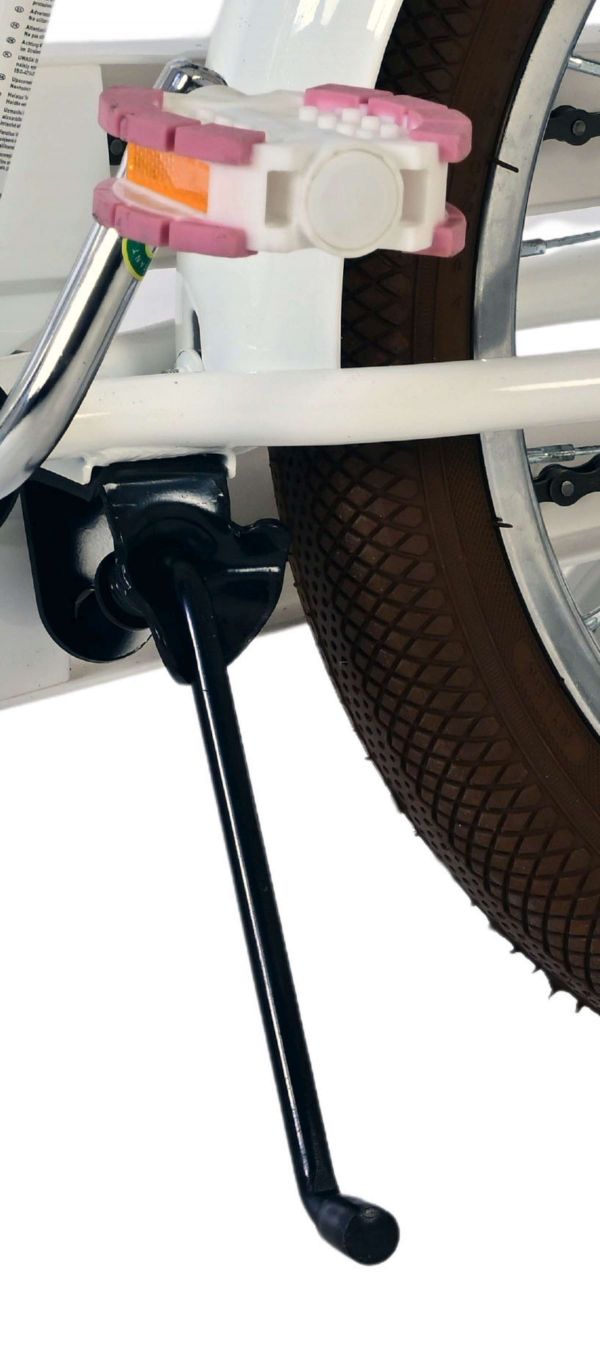 Volare Blossom Kinderfiets - Meisjes - 16 inch - Wit - Twee Handremmen Volare Blossom Kinderfiets - Meisjes - 16 inch - Wit - Twee Handremmen