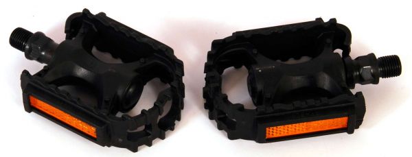 Volare Fietspedalen - 2 stuks - Zwart - voor 14 en 16 inch Kinderfietsen - Dunne draad - Trappers