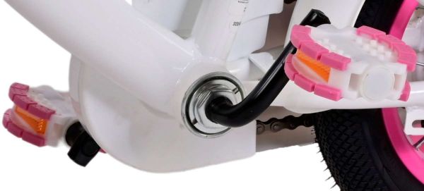 Volare Ashley Kinderfiets - Meisjes - 12 inch - Wit