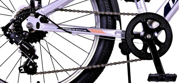 Volare Cross Kinderfiets - Jongens - 20 inch - Zilver - 6 versnellingen Volare Cross Kinderfiets - Jongens - 20 inch - Zilver - 6 versnellingen