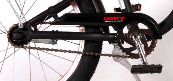 Volare Miracle Cruiser Kinderfiets - Jongens - 18 inch - Mat Zwart - Prime Collection