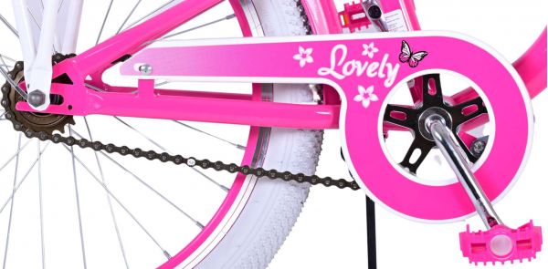 Volare Lovely Kinderfiets - Meisjes - 20 inch - Roze - Twee handremmen