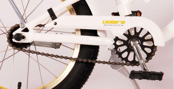 Volare Miracle Cruiser Kinderfiets - Meisjes - 16 inch - Wit - Prime Collection