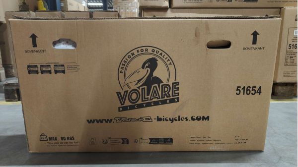 Volare Blossom Kinderfiets - Meisjes - 16 inch - Wit - Twee Handremmen