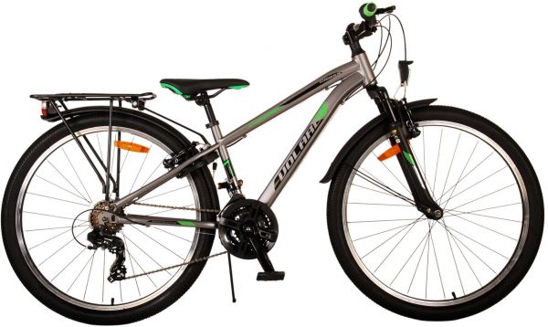 Volare Cross Kinderfiets - Jongens - 26 inch - Grijs - 21 versnellingen - Twee handremmen