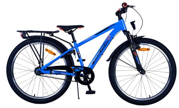 Volare Cross Kinderfiets - Jongens - 24 inch - Blauw - 3 versnellingen