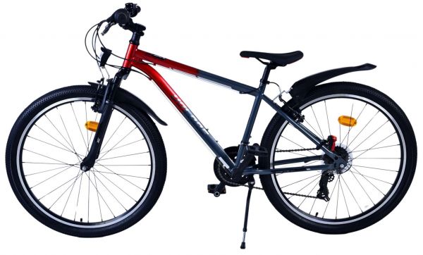 Volare XC Race Kinderfiets - 26 inch - Rood Grijs - 21 versnellingen