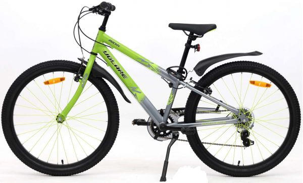 Volare Rocky Kinderfiets - 24 inch - Groen - 7 speed