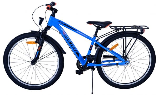 Volare Cross Kinderfiets - Jongens - 24 inch - Blauw - 3 versnellingen