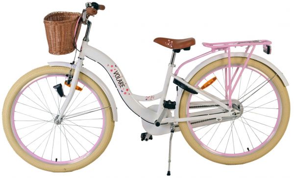 Volare Blossom Kinderfiets - Meisjes - 26 inch - Wit - Nexus 3 versnellingen