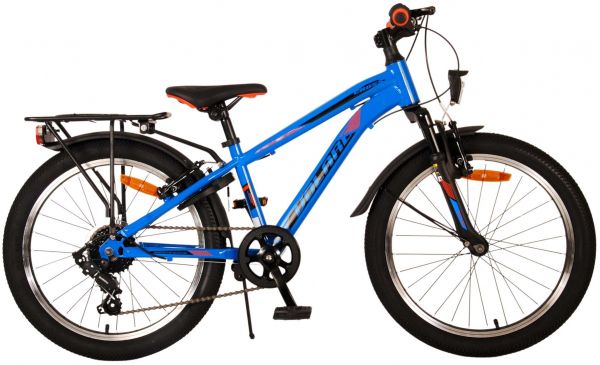 Volare Cross Kinderfiets - Jongens - 20 inch - Blauw - 6 versnellingen