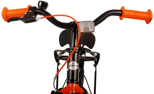Volare Thombike Kinderfiets - Jongens - 12 inch - Zwart Oranje Volare Thombike Kinderfiets - Jongens - 12 inch - Zwart Oranje