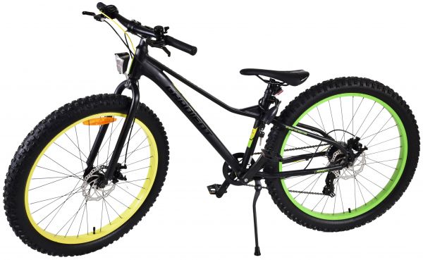 Volare Gradient Kinderfiets - Jongens - 26 inch - Zwart Geel Groen - 7 versnellingen