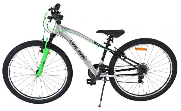 Volare Boost Kinderfiets - 26 inch - Zilver/Groen - 21 Speed