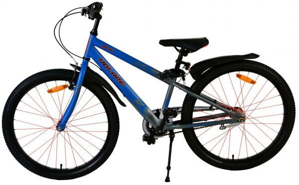 Volare Rocky Kinderfiets - 24 inch - Blauw - Shimano Nexus 3 versnellingen