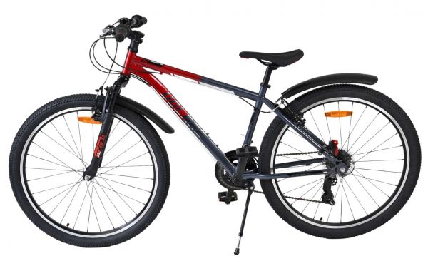 Volare XC Race Kinderfiets - 26 inch - Rood Grijs - 21 versnellingen